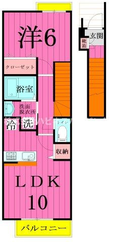 クラールの間取り