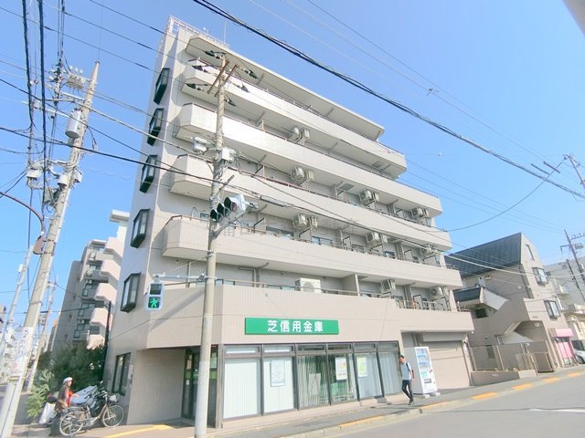 コスモリード蓮沼の外観|1989年8月築　RC鉄筋コンクリート造地上6階建て総戸数23戸
東京都大田区東矢口3丁目　京浜東北線蒲田駅徒歩14分、東急池上線蓮沼駅徒歩5分