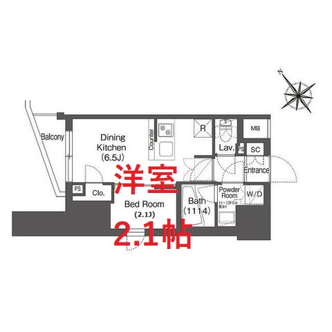 【間取り】 | コンフォリア東大井Ⅱ