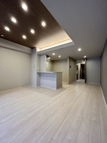 大阪市中央区北浜東の賃貸マンションの居間・リビング