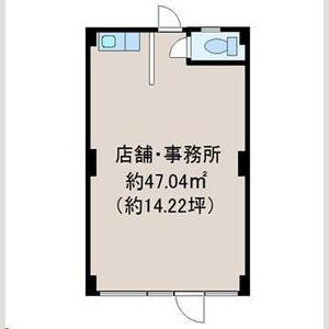 湖南市中央１丁目の事務所の間取り