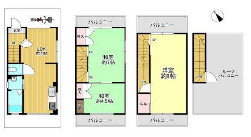 戸建 大阪市東淀川区西淡路５丁目