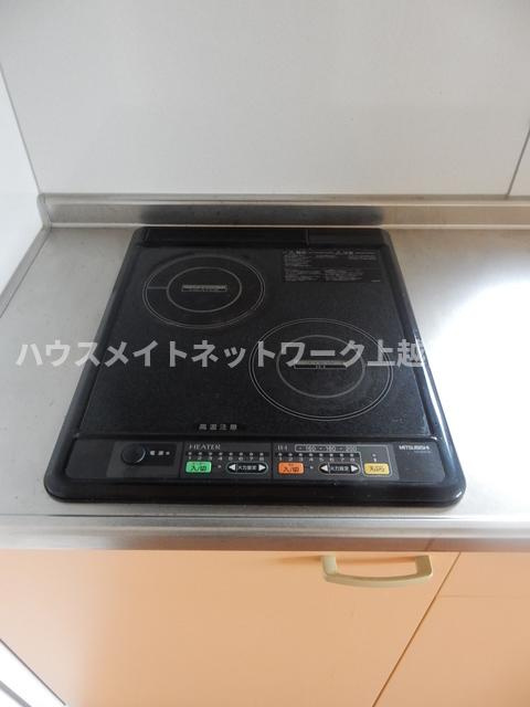 プレム南高田の設備|ＩＨクッキングヒーター（参考同型202号室室内写真）