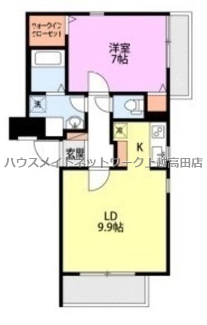 プレム南高田の間取り|間取図