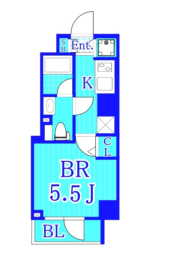 プレセダンヒルズ阪東橋の間取り