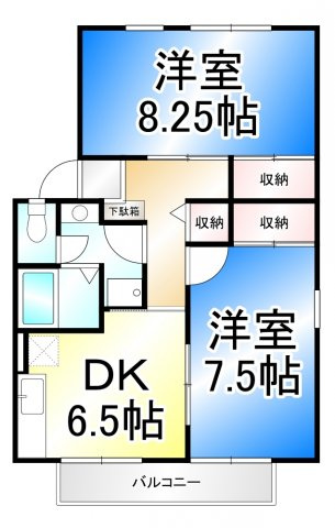 サンロードＫの間取り