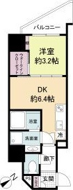 セレニテ難波ミラク参番館の間取り|現状有姿