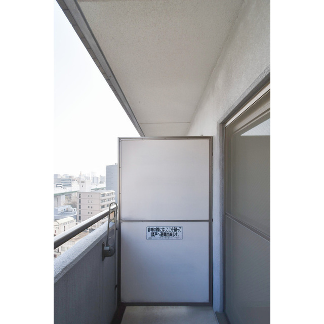レジデンス名古屋千代田のバルコニー