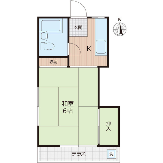 コーポ南町の間取り