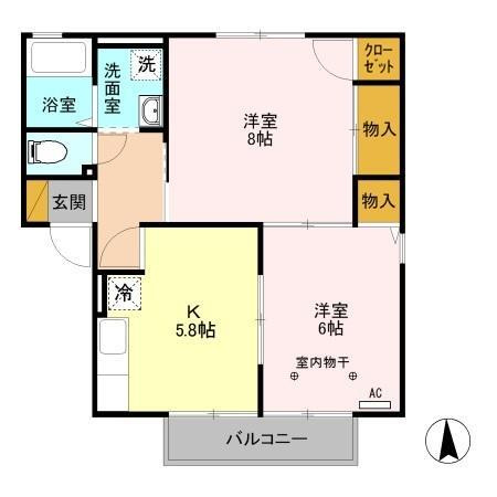 パミドール　Ａの間取り