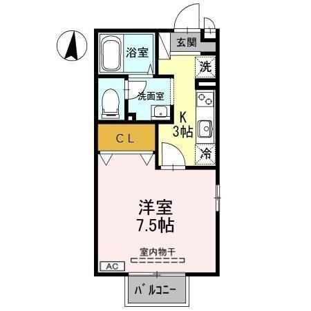 メゾン･フレッサの間取り