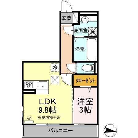 サントリーニの間取り