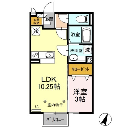 ルミエールＦの間取り