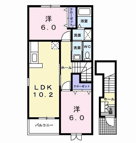 サンリット　Ⅰの間取り