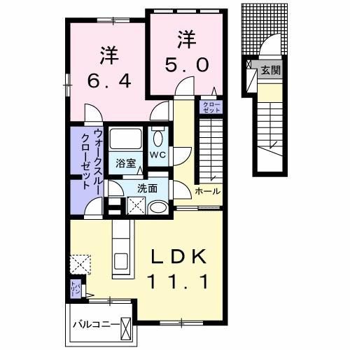 グレイスⅠの間取り