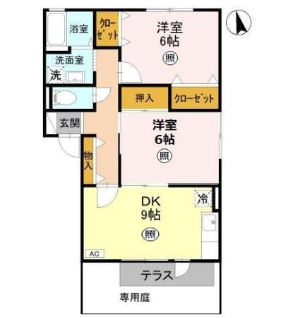 サンフラワー　Ｃの間取り