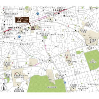 【地図】 | ガーデニエール砧　ＷＥＳＴ