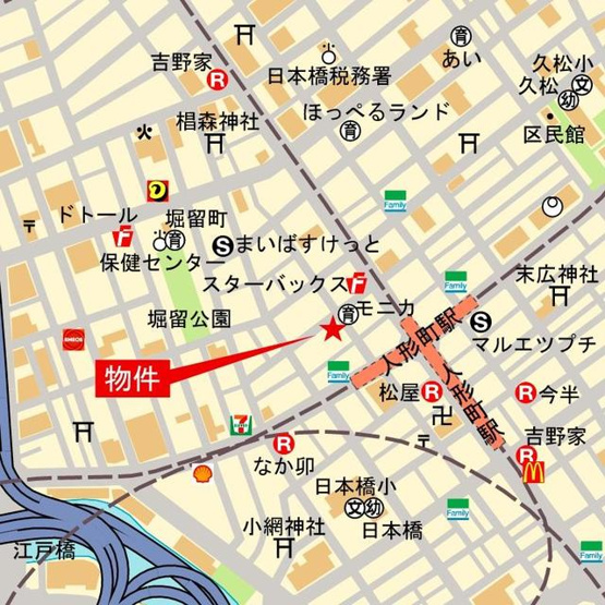 【地図】 | アイビーコート日本橋人形町