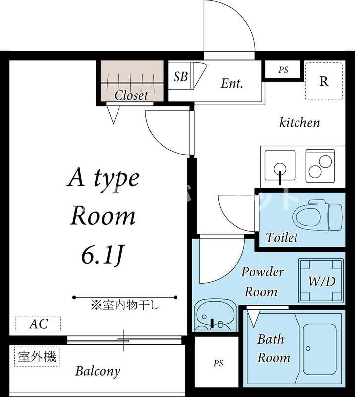 リブリ・西新宿【おとり物件なし】#学生・社会人にオススメ！初期費用分割払いOK！の間取り