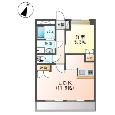 グランディール　コアの間取り