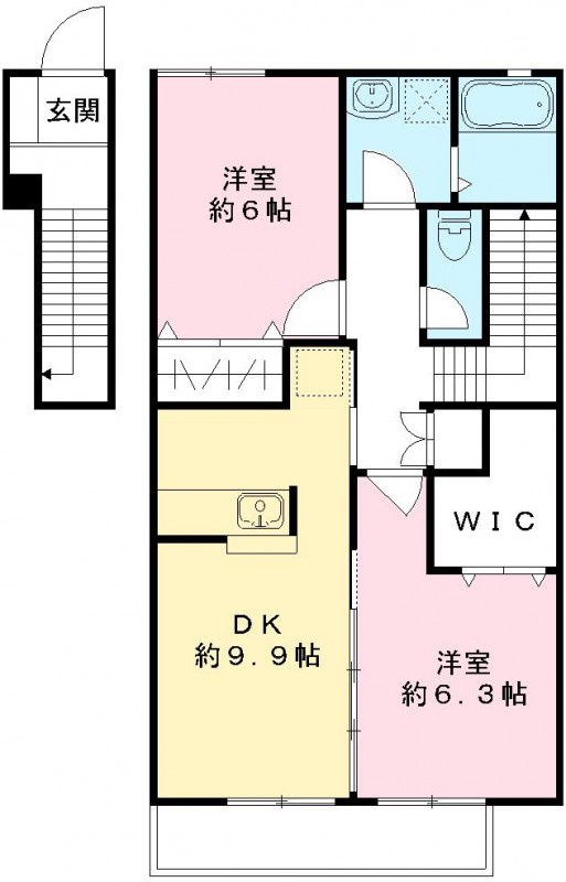 ヴィラシャンテの間取り