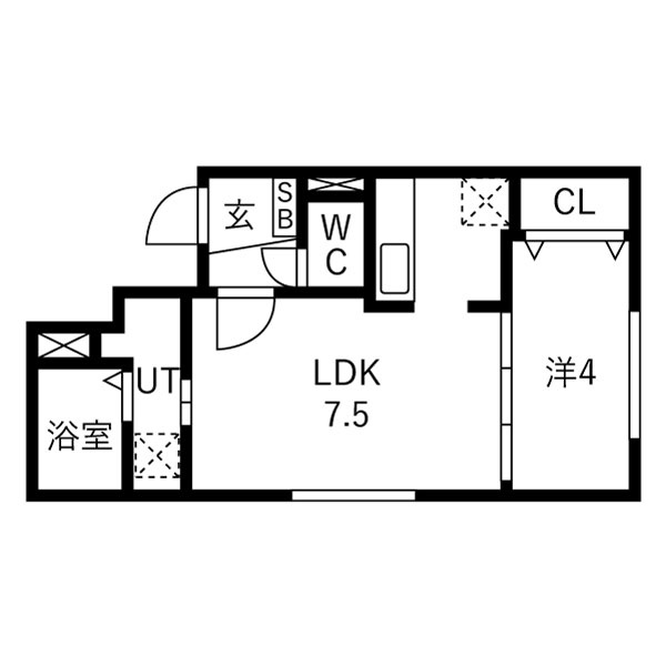 札幌市白石区本郷通１０丁目北の賃貸マンション
