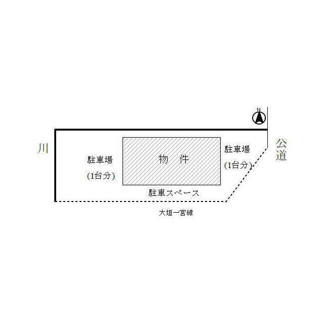 竹鼻町狐穴1731事務所の駐車場