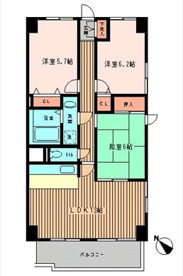 南藤沢ＡＦビルの間取り