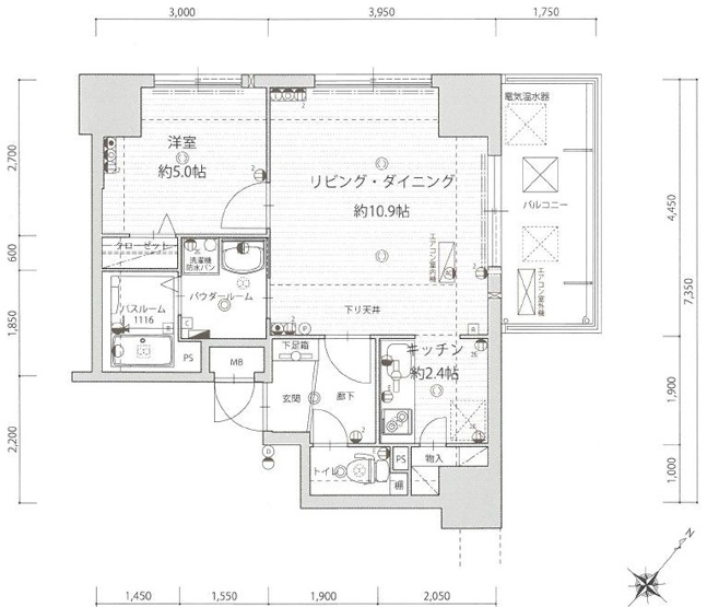 【区画図】 | アクタス渡辺通パークシティ