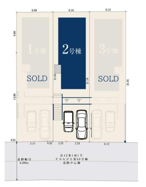 横浜市都筑区すみれが丘の新築一戸建の区画図|最終１棟の販売です！
お気軽にお問合せ下さい！