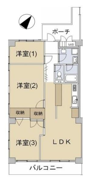 東生駒アーバンライフの間取り