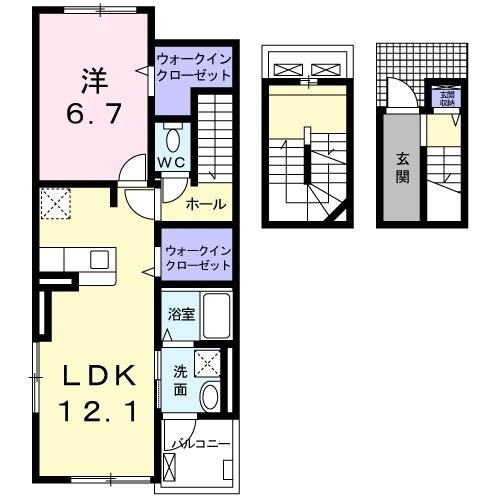 【間取り】 | エアリーネオ．Ｗ
