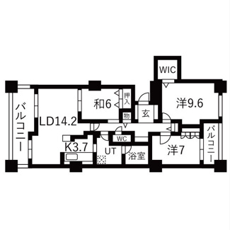【間取り】 | アパタワーズ札幌大通公園