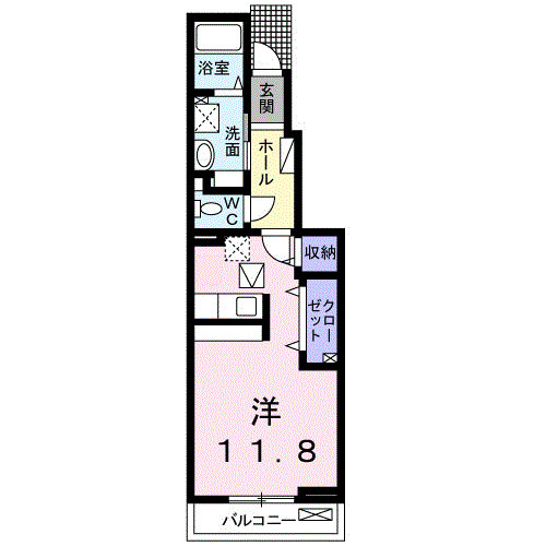 エフォートＣの間取り