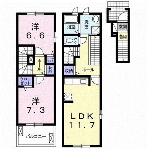 【間取り】 | シャトン　ミョル