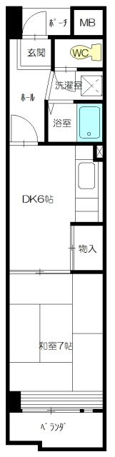 アーバンドエル杁中の間取り