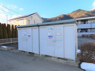 レオパレスプレジール城北Ａのその他|敷地内にゴミ庫が設置されておりゴミ捨てに便利です