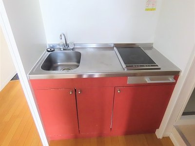 レオパレスプレジール城北Ａのキッチン|家具家電の付いていないお部屋です