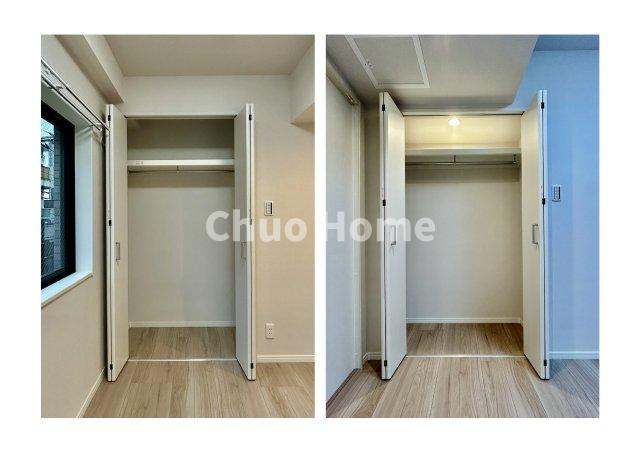 ベルメゾン向島の収納|居室にはクローゼットを完備し、自由度の高い家具の配置が叶うシンプルな空間です。お子様の成長と必要になる子供部屋を与えるにはぴったりの間取りですね。