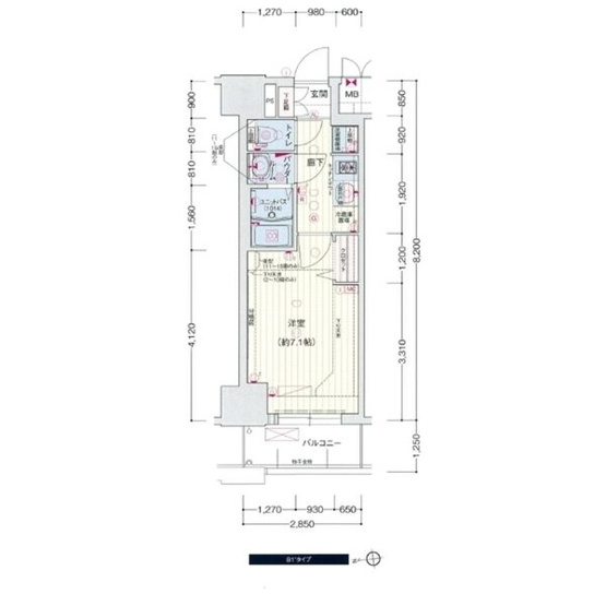 【間取り】 | プレサンス久屋大通公園セラフィ