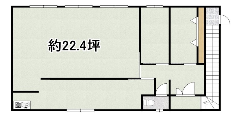 栗東市辻テナントの間取り