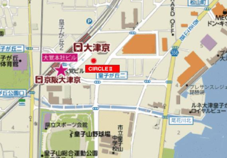 CIRCLEⅡの地図