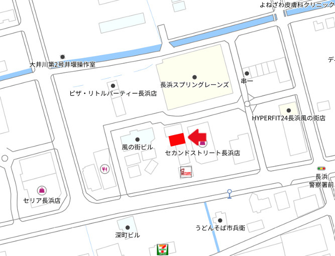 風の街キャンスシティ２の地図