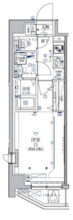 クレイシア菊川の間取り