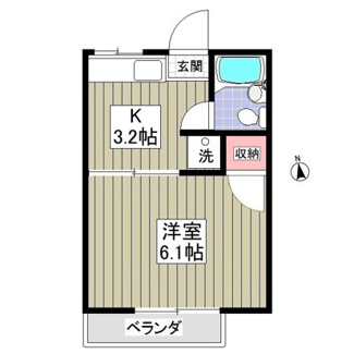 【間取り】 | レピュート高岡B