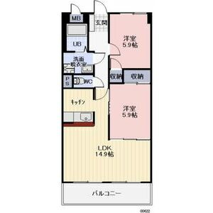 DEAR　COURT　TOKIDENの間取り