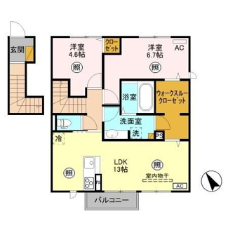 【間取り】 | カーネリアン　Ｂ