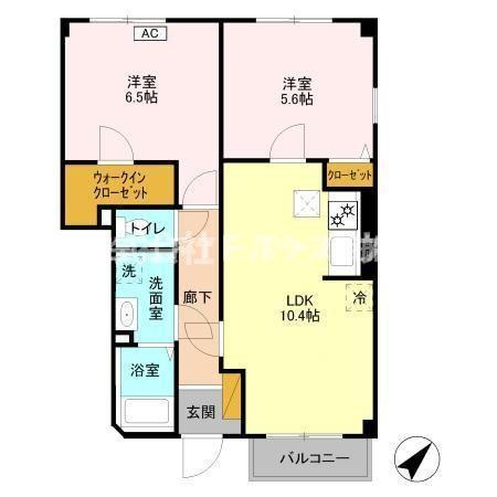 ウィステリア　Ⅲの間取り