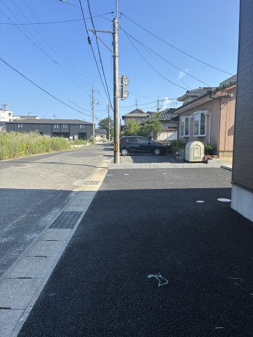 宇部市昭和町　第2-1号棟の前面道路含む現地写真
