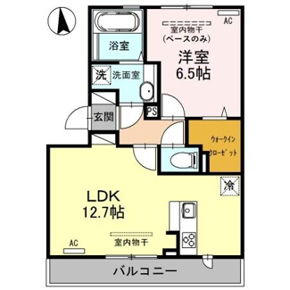【間取り】 | サザンヒルズB | サザンヒルズB